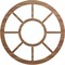 Ekena Millwork Grace Wood Fretwork Pierced Ceiling Medallion, Walnut, 36"OD x 13 1/8"ID x 3/8"T CMWP36X0375GRWA - alternate 1